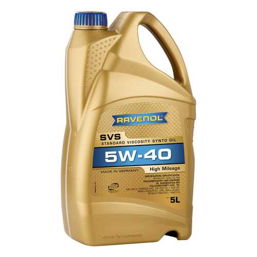 Моторное масло Ravenol SVS Standard Viscosity Synto Oil SAE 5W-40 5л в Вианор