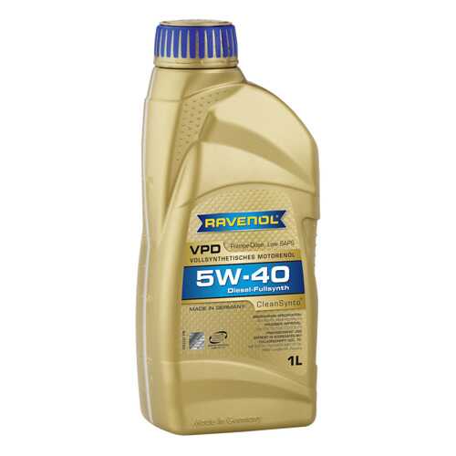Моторное масло Ravenol VPD SAE 5W-40 1л в Вианор