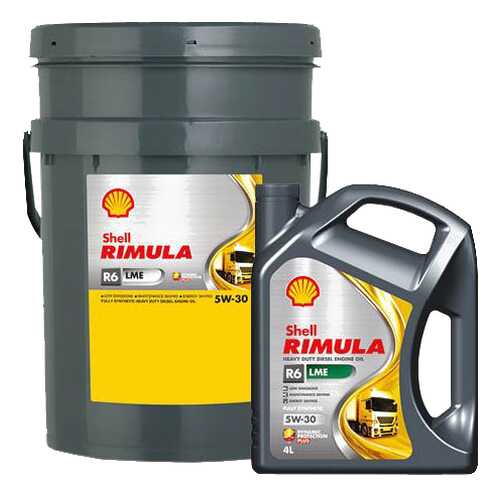 Моторное масло Shell Rimula R6 LME 5w-30 4л в Вианор