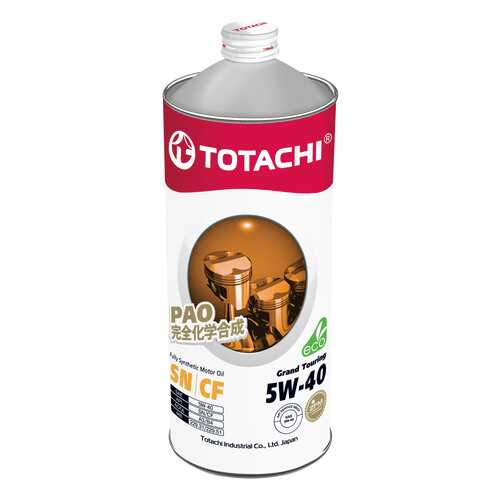 Моторное масло Totachi Grand Touring Fully Synthetic SN 5W-40 1л в Вианор
