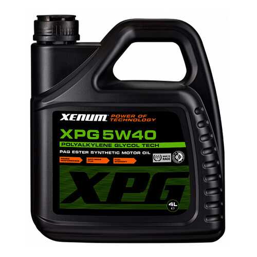Моторное масло Xenum XPG 5W-40 4л в Вианор