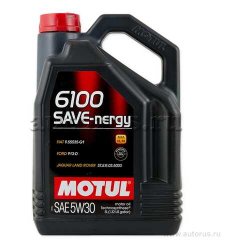 MOTUL 107972 масло моторное motul 6100 syn-nergy 5w30 синтетическое 5 л 107972 в Вианор