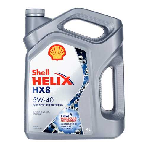 Shell Масло Моторное Синтетическое Helix Hx8 Synthetic 5w-40 4л (550046362) 550051529 в Вианор