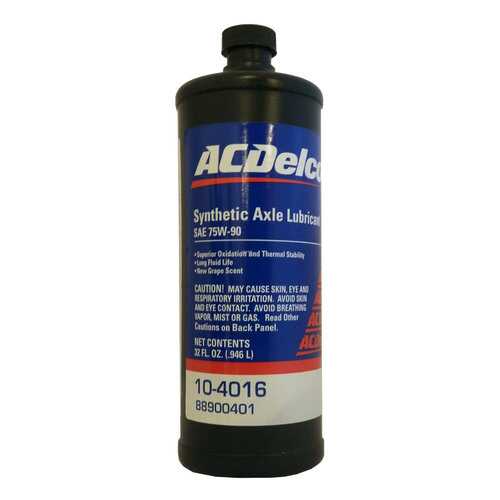 Трансмиссионное масло AC DELCO Synthetic Axle Lubricant SAE 75W-90 (0,946л) в Вианор