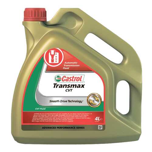Трансмиссионное масло Castrol Transmax CVT 4л 156CA6 в Вианор