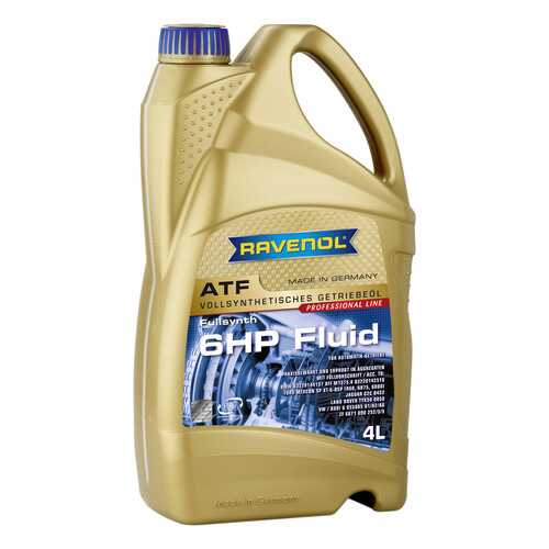 Трансмиссионное масло RAVENOL ATF 6 HP Fluid 4л 1211112-004-01-999 в Вианор