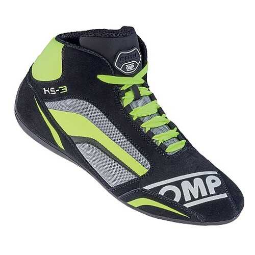 Ботинки для картинга KS-3, черный/зелёный/жёлтый, р-р 37 OMP Racing IC/81337437 в Вианор