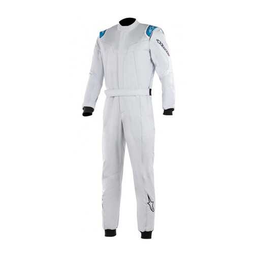 Комбинезон для автоспорта STRATOS, FIA, серебристый/синий, 62 Alpinestars 3354819_197_62 в Вианор