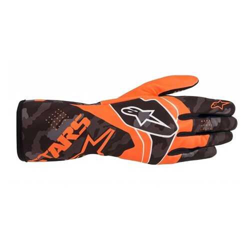 Перчатки для картинга детские TECH 1 K RACE S v2 CAMO оранжевый/чёрный,M Alpinestars 35529 в Вианор